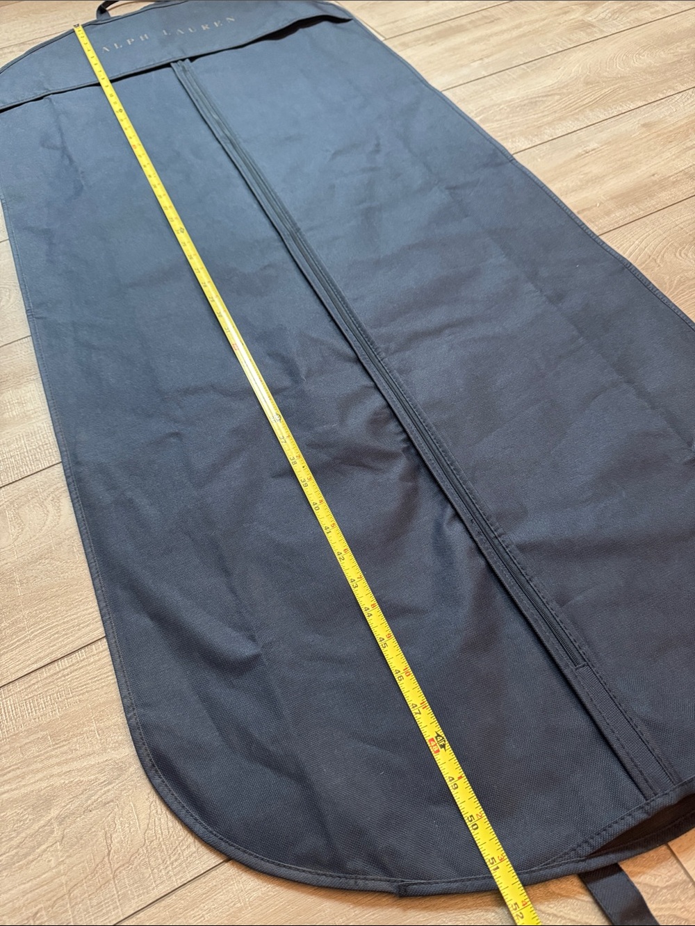 Ralph Lauren Polo Garment Bag Navy For Suit Long Gown Travel Storage 51”L X 23”W - Picture 6 of 8